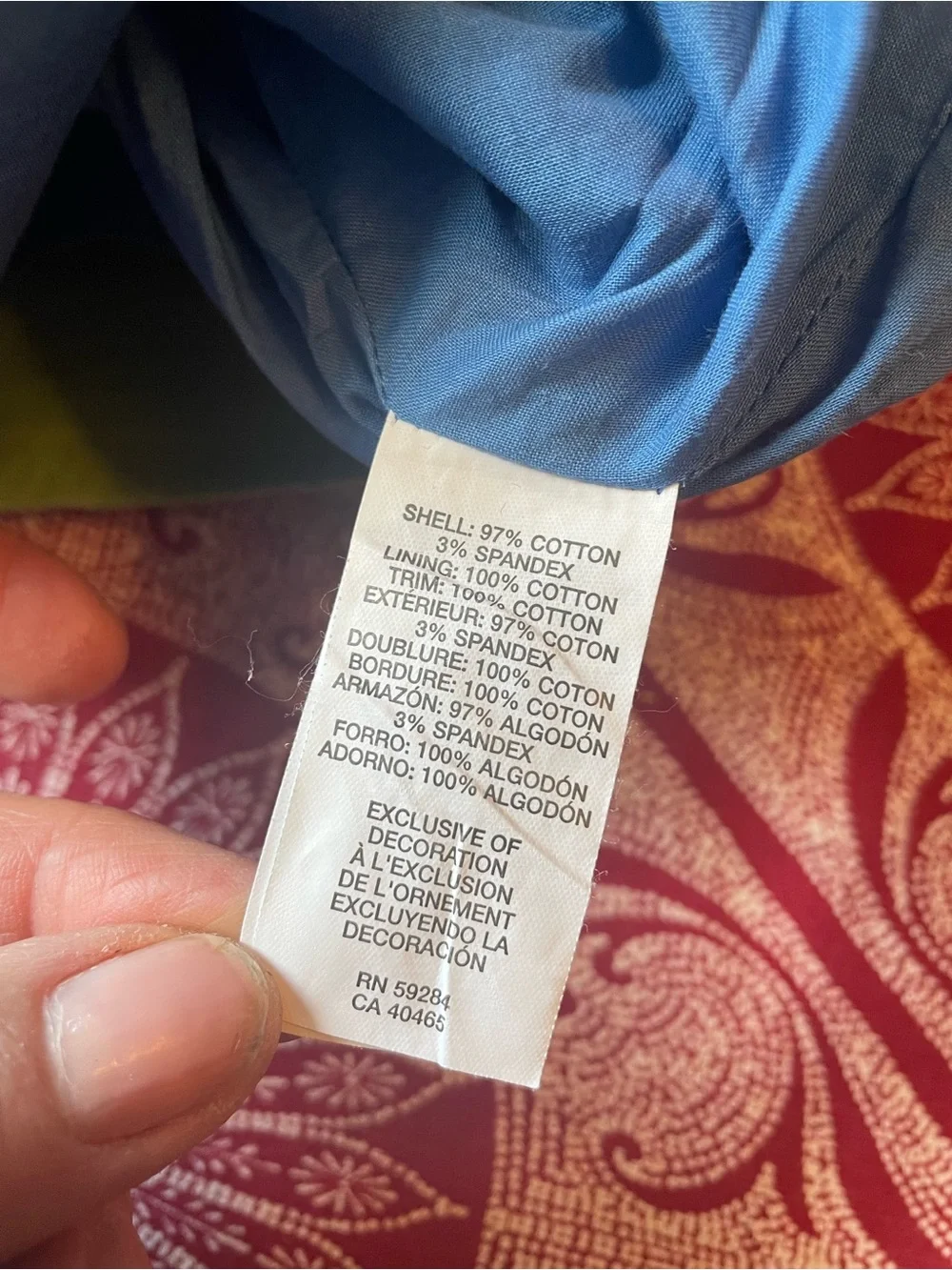 The Children’s Place Girl’s Stretch Summer Dress Pink Blue Embroidered Size 10 - Picture 8 of 8